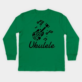 Ukulele shirt Kids Long Sleeve T-Shirt